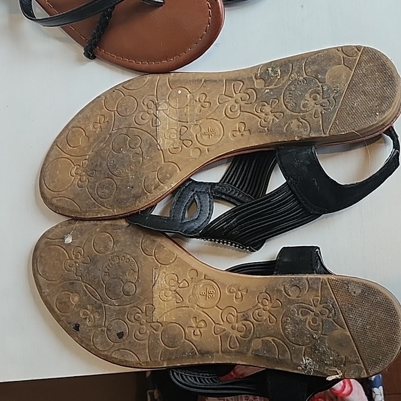 Bundle ladies flat sandals Bamboo and Mia sz 8 GUC - Picture 6 of 8